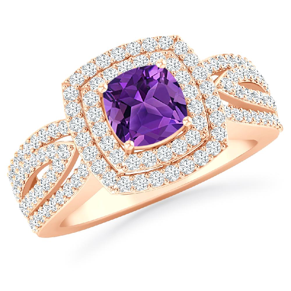 Rose Gold - Amethyst