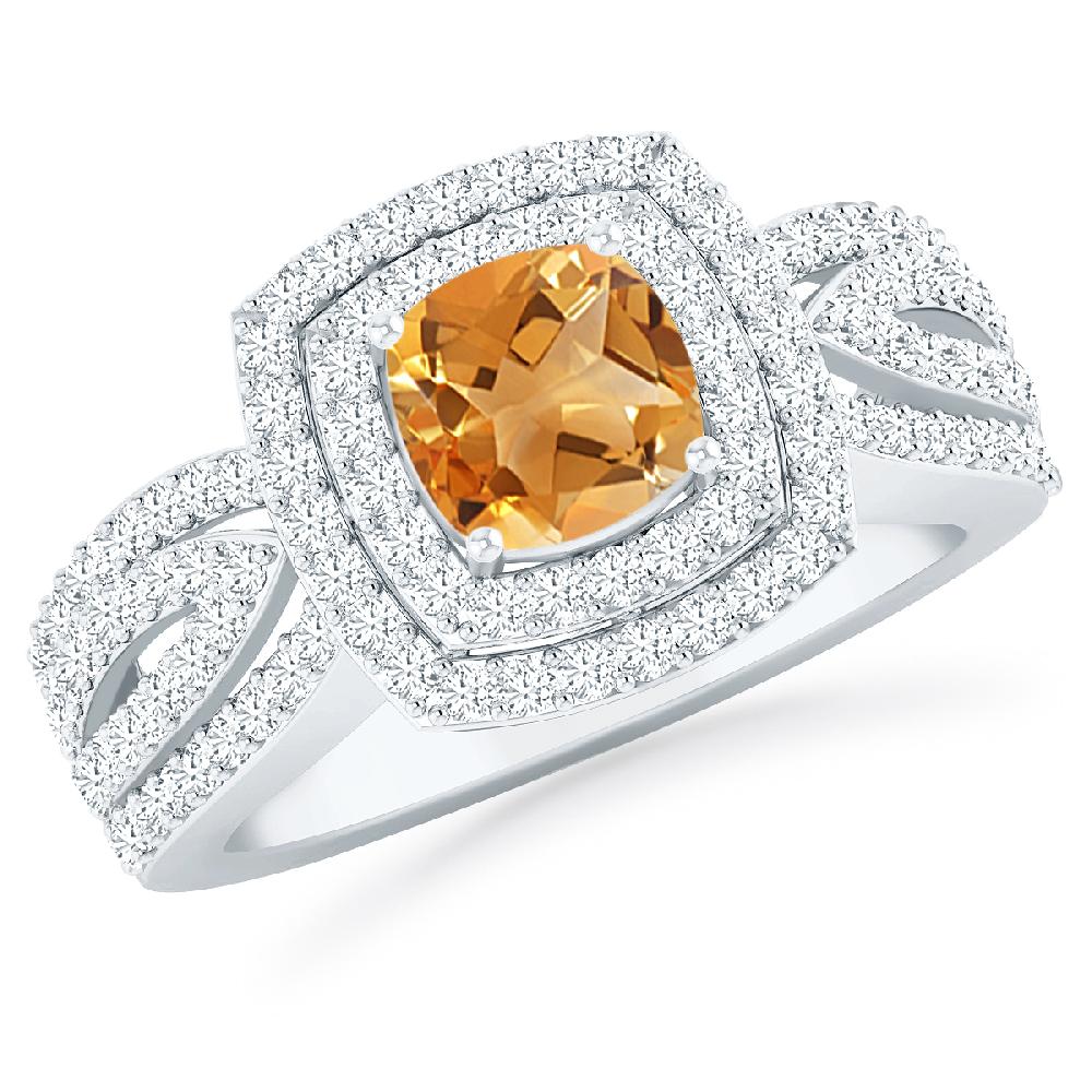 White Gold - Citrine