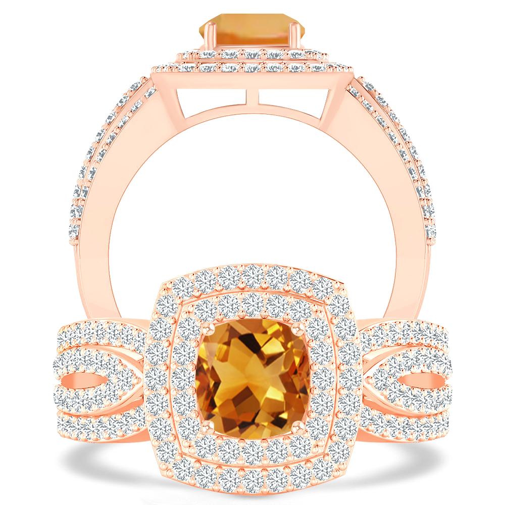 Rose Gold - Citrine