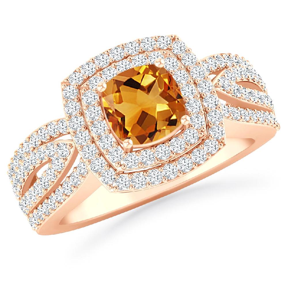 Rose Gold - Citrine