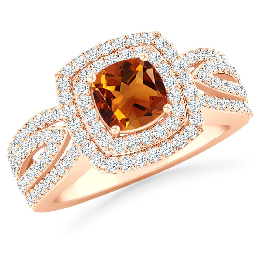 Rose Gold - Citrine