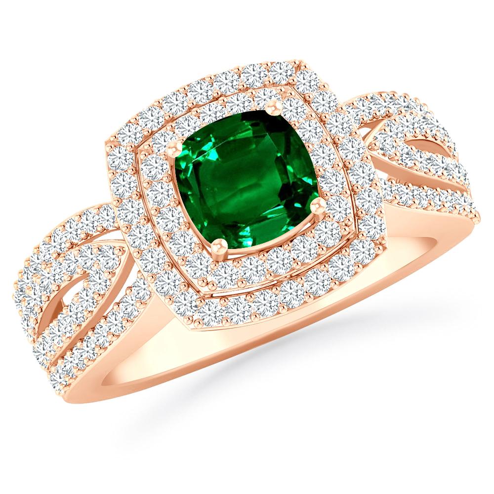 Rose Gold - Emerald