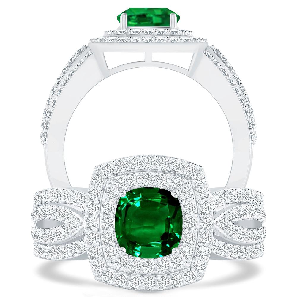 White Gold - Emerald