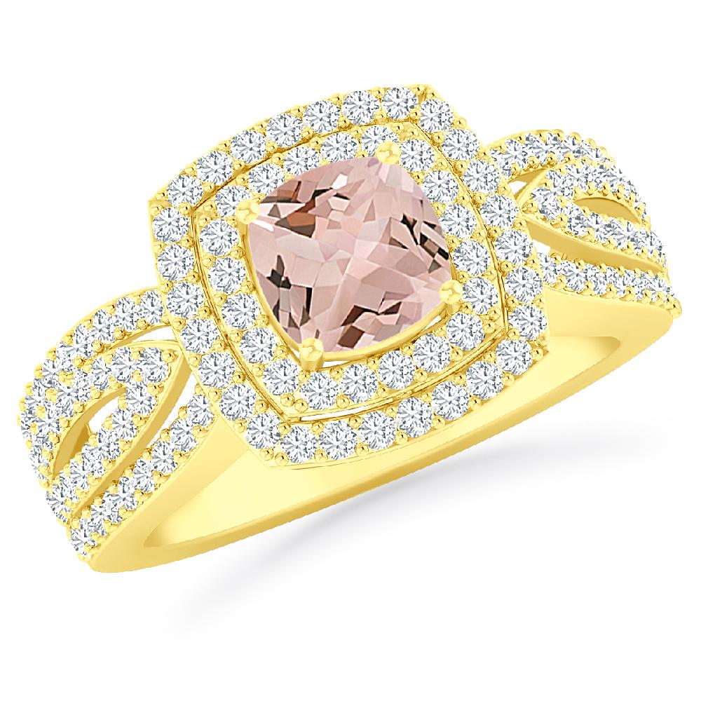 Yellow Gold - Morganite