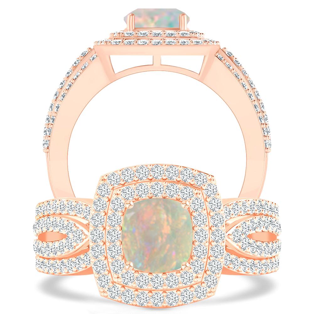 Rose Gold - Opal