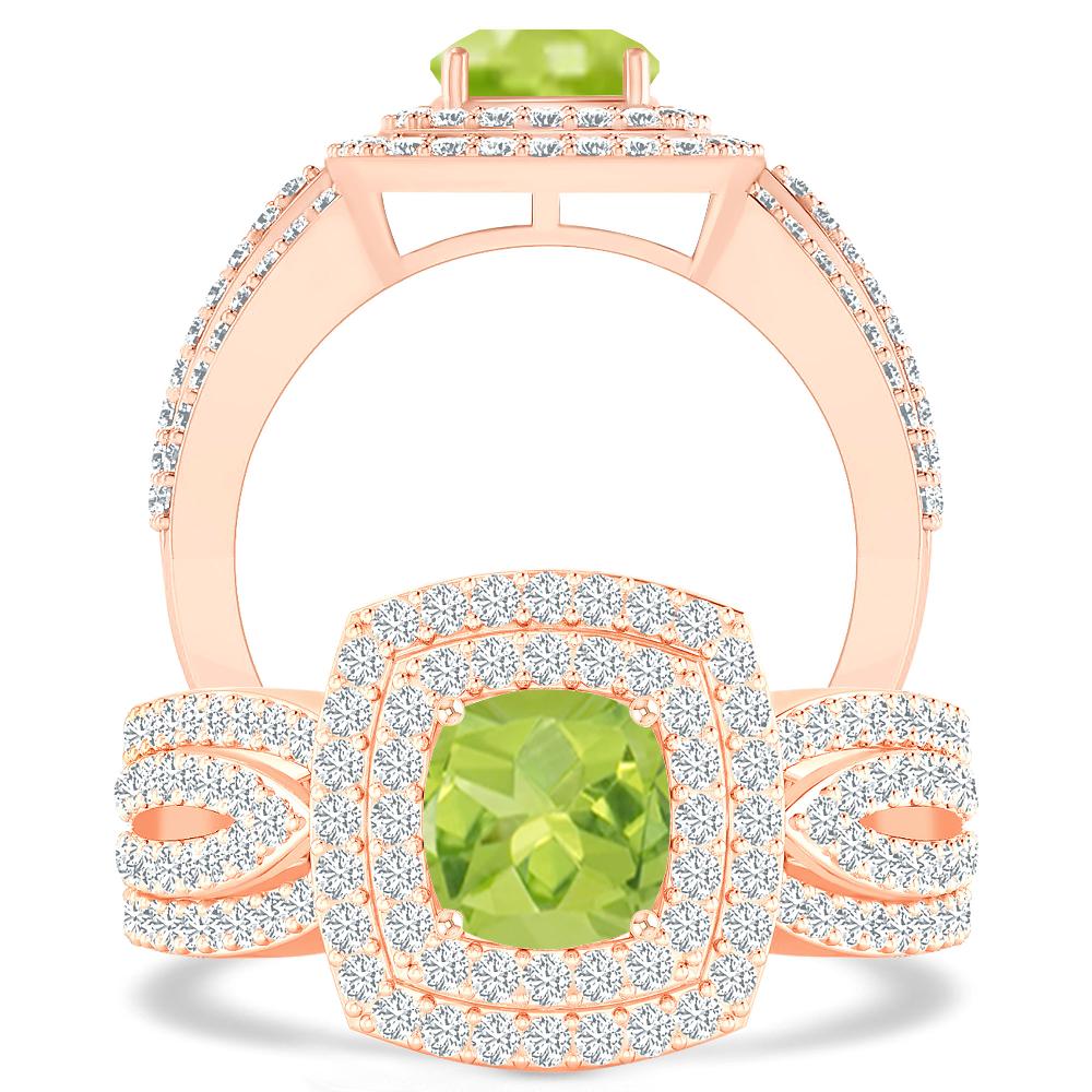 Rose Gold - Peridot