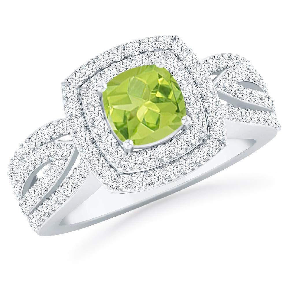 White Gold - Peridot