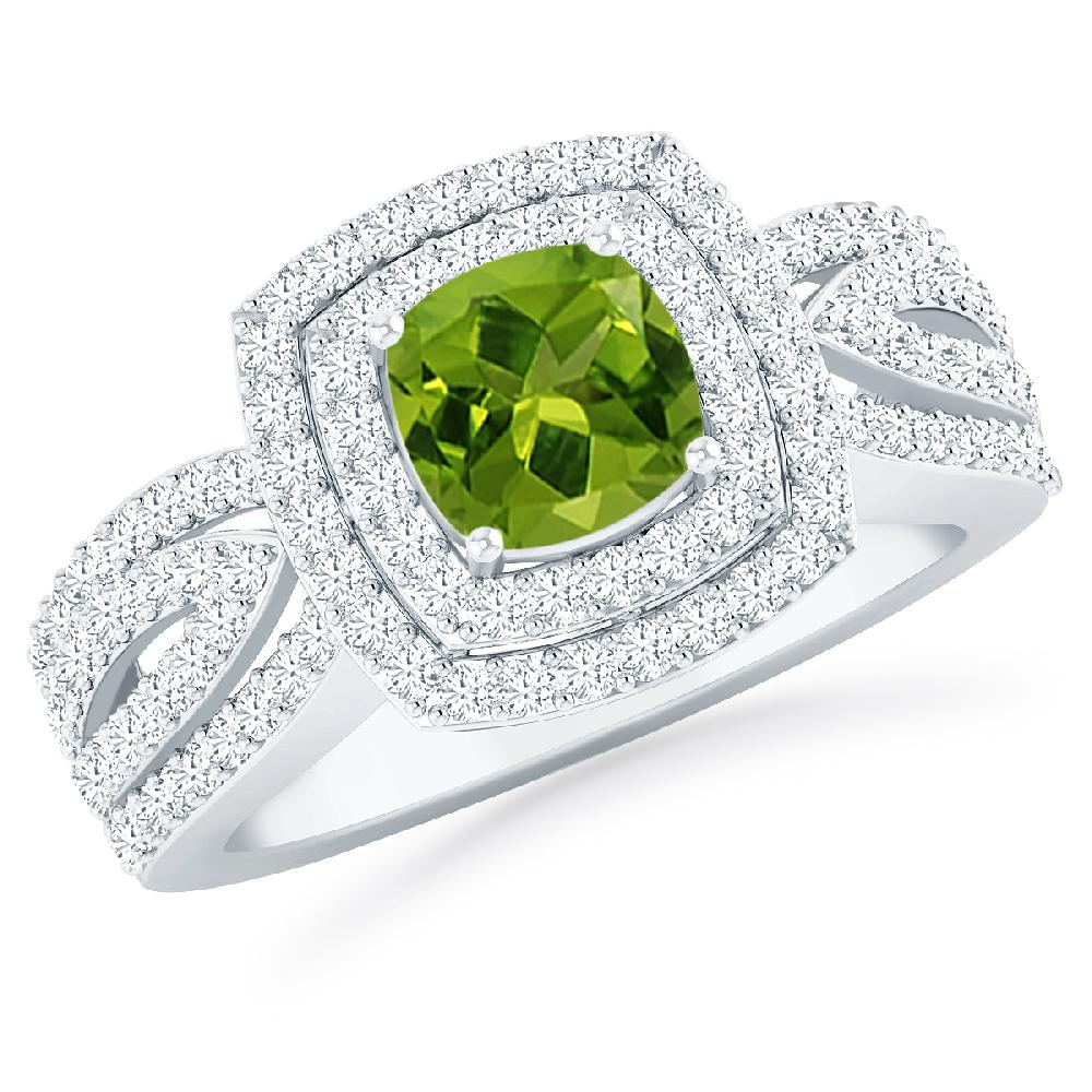 White Gold - Peridot