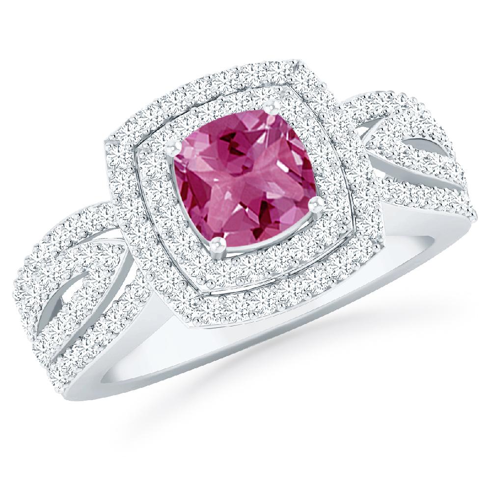 White Gold - Pink Tourmaline