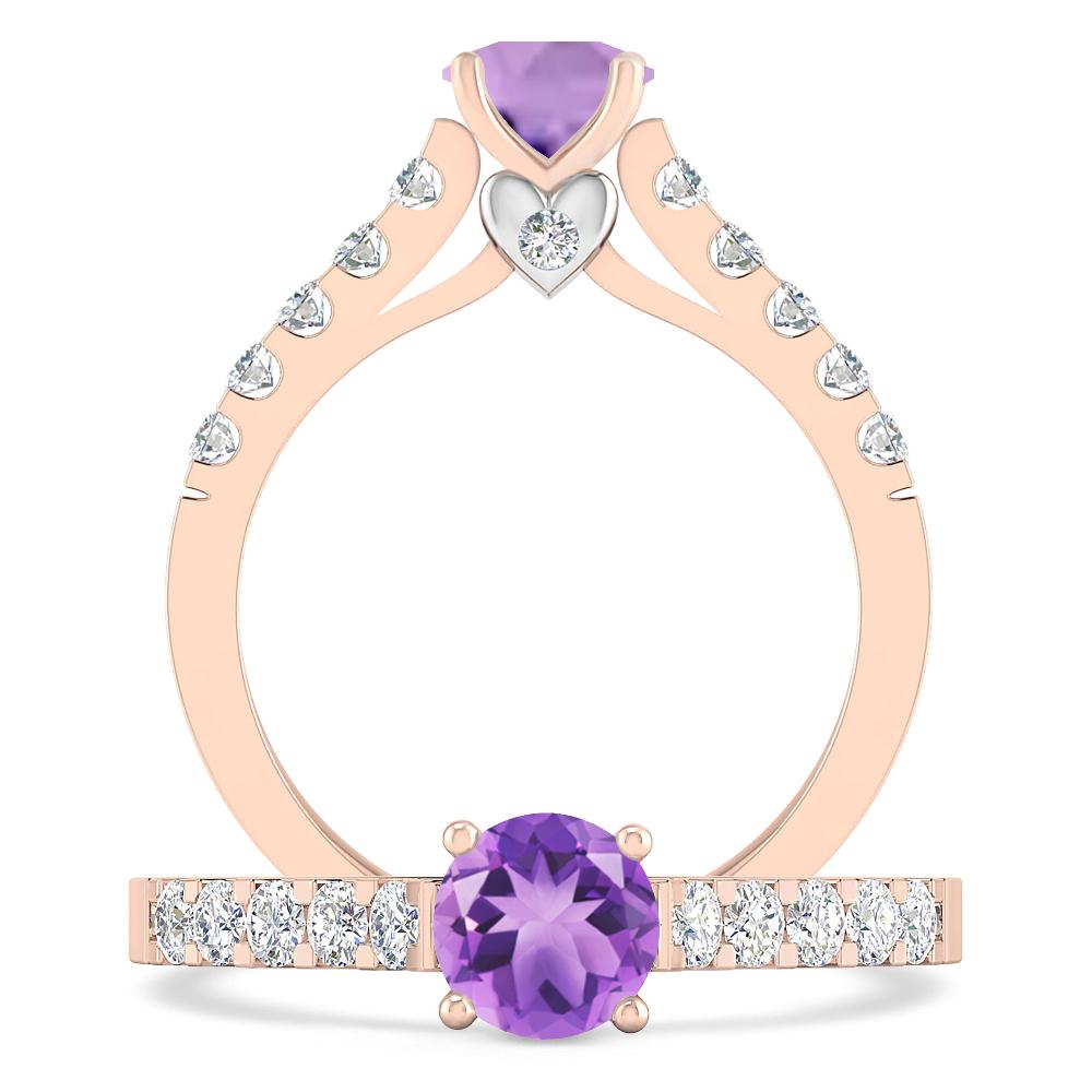 Rose Gold - Amethyst