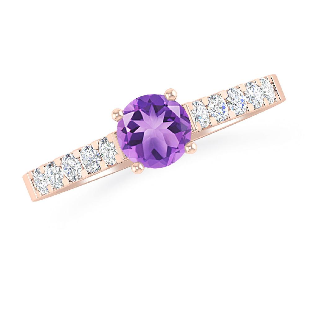 Rose Gold - Amethyst