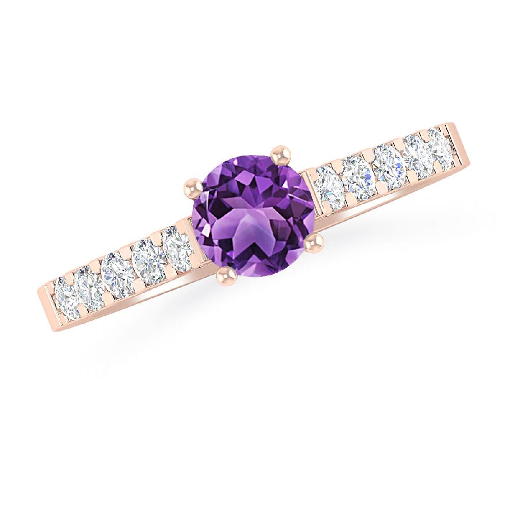 Rose Gold - Amethyst