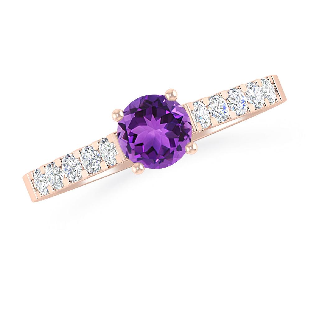 Rose Gold - Amethyst