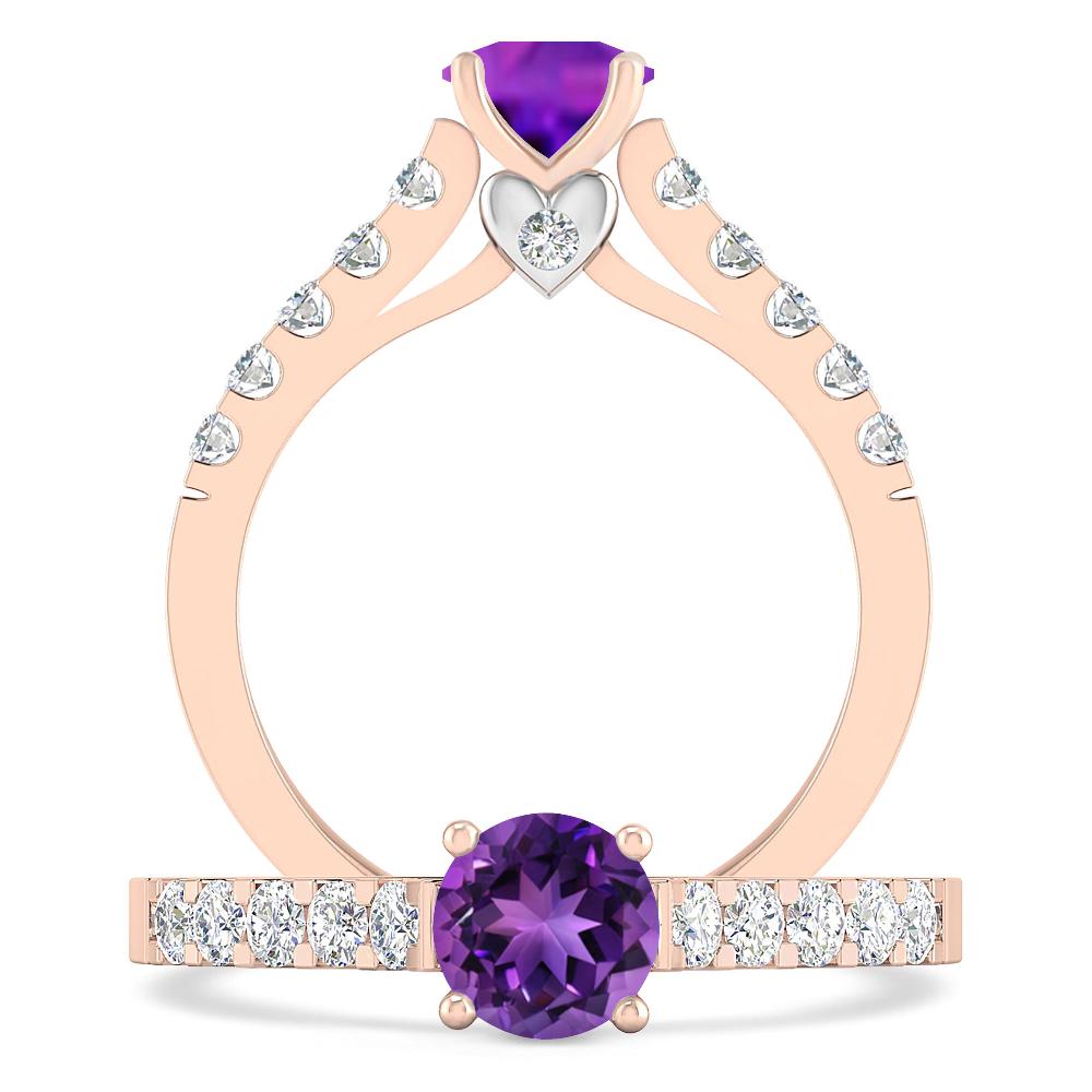 Rose Gold - Amethyst