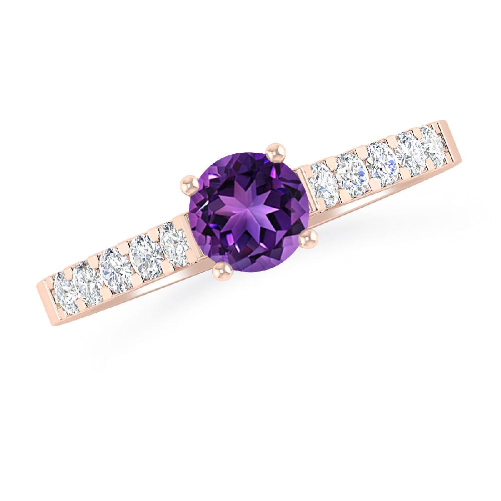 Rose Gold - Amethyst