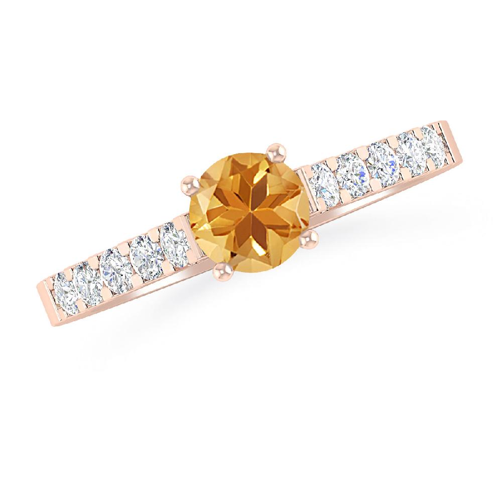 Rose Gold - Citrine