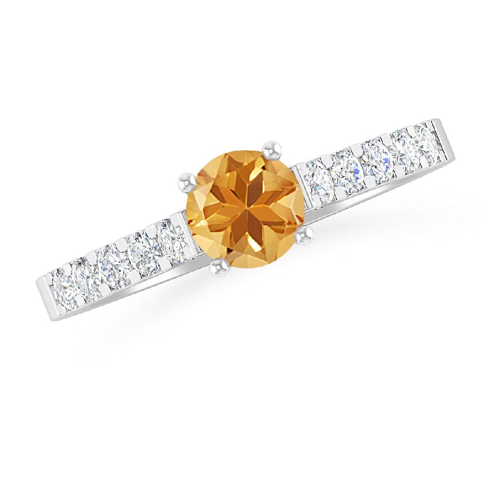 White Gold - Citrine