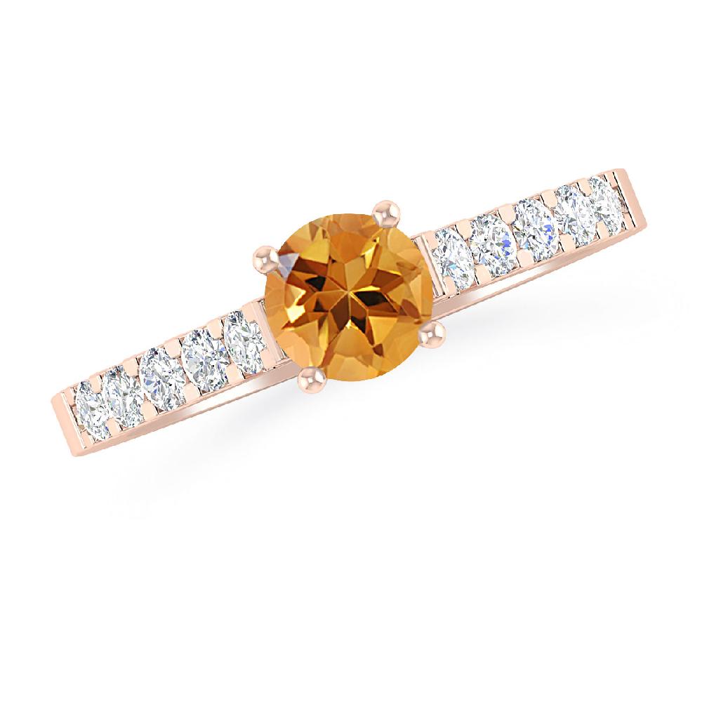 Rose Gold - Citrine