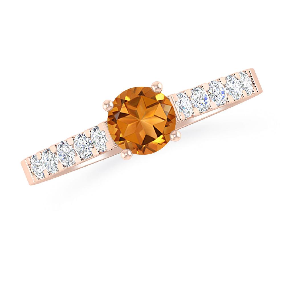 Rose Gold - Citrine