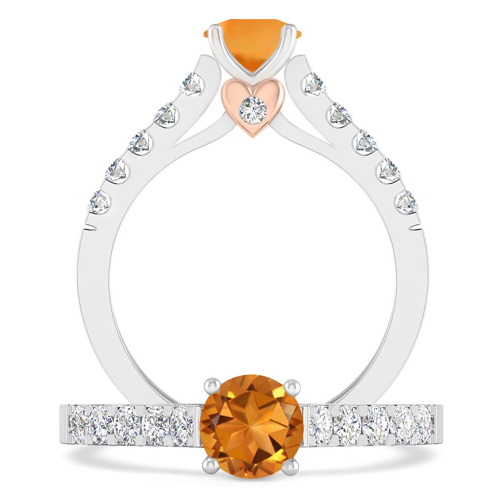 White Gold - Citrine