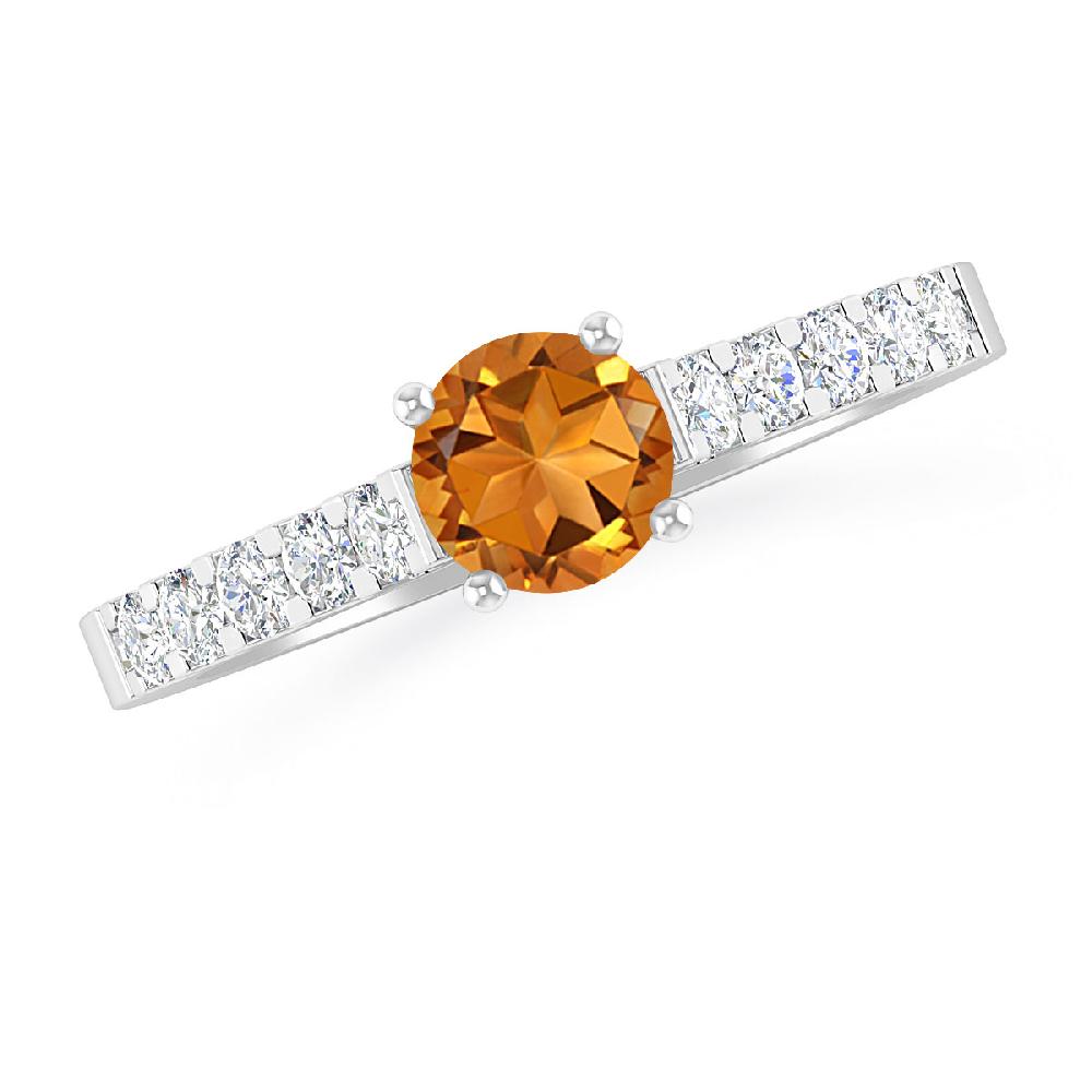 White Gold - Citrine