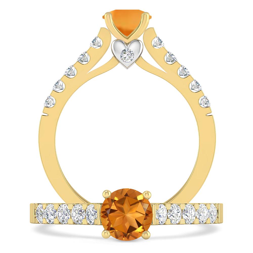 Yellow Gold - Citrine