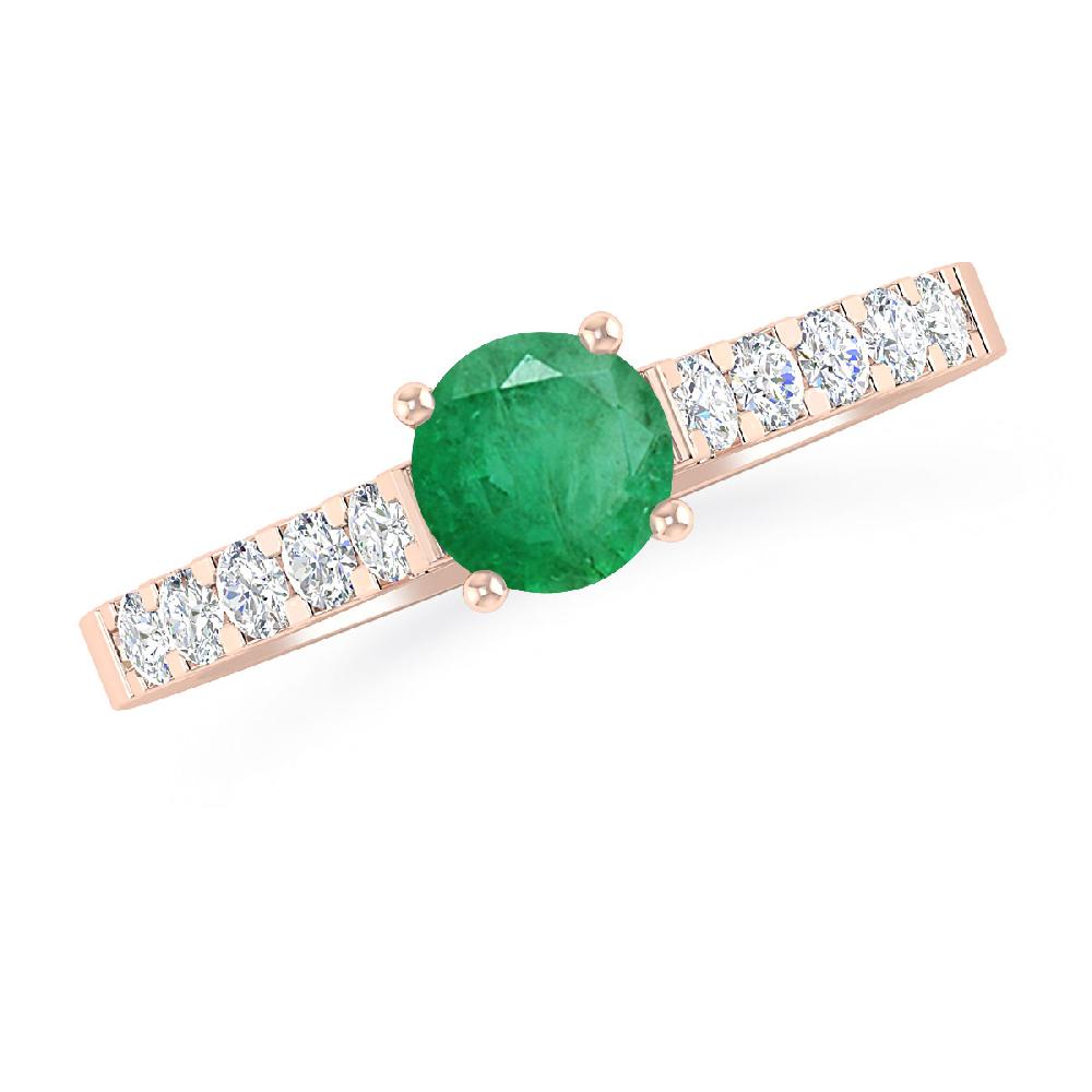 Rose Gold - Emerald