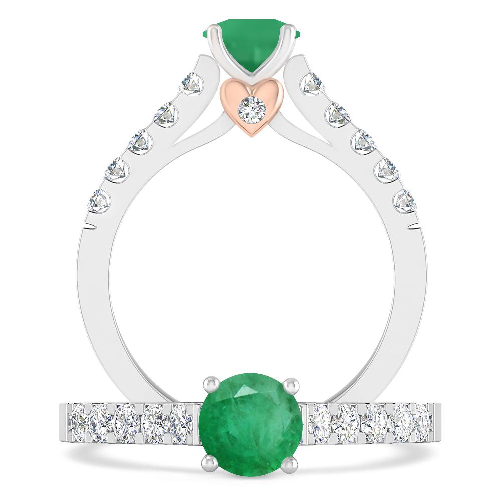 White Gold - Emerald