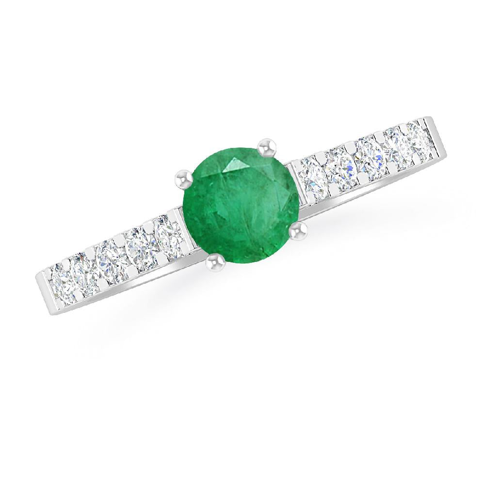 White Gold - Emerald