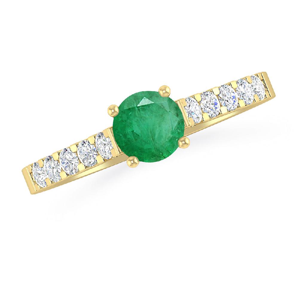 Yellow Gold - Emerald