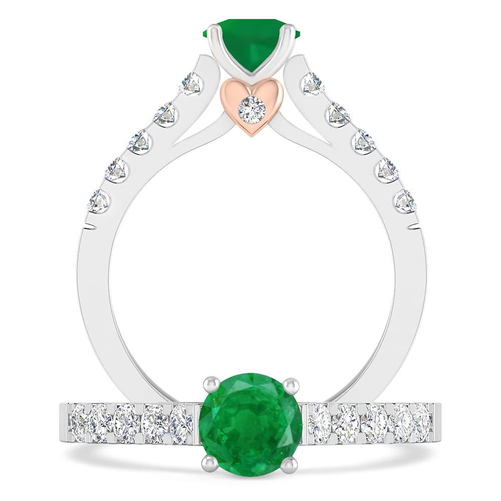 White Gold - Emerald