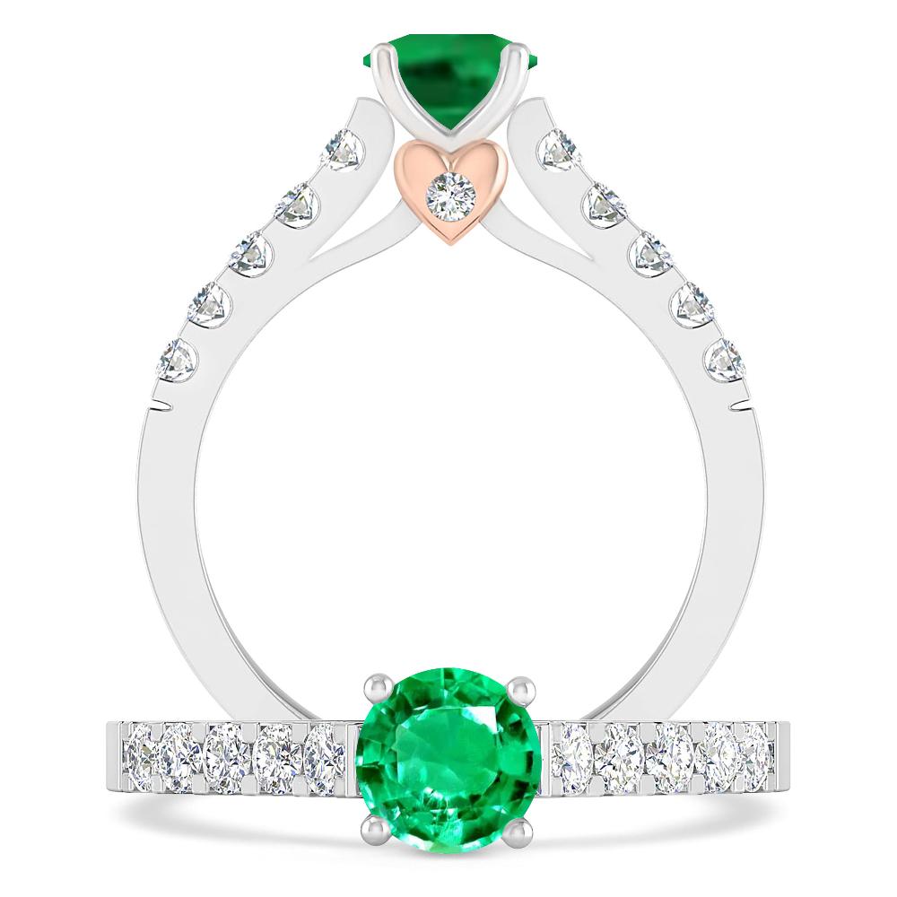 White Gold - Emerald