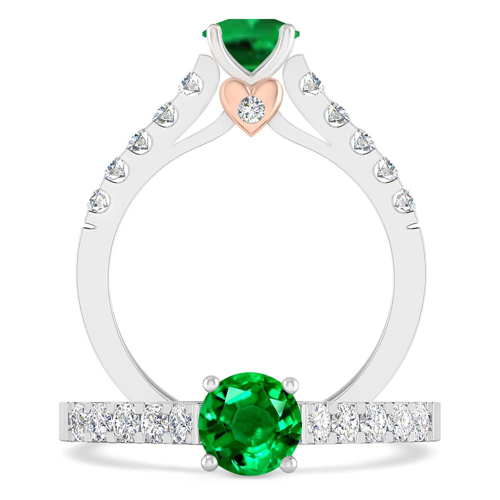 White Gold - Emerald