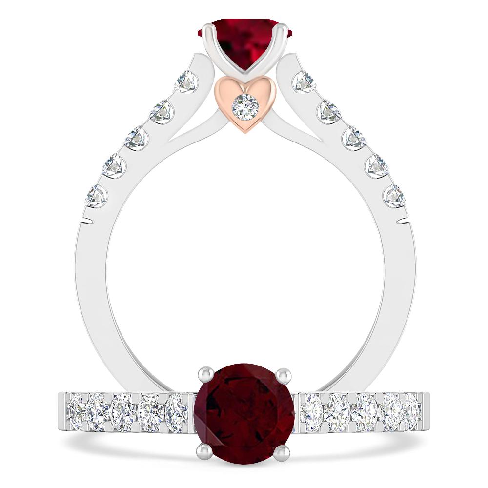 White Gold - Garnet