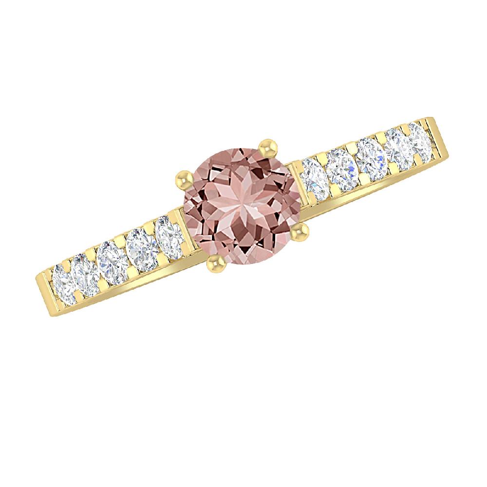 Yellow Gold - Morganite