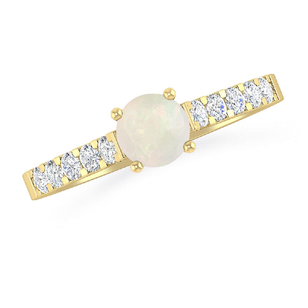 Yellow Gold - Opal