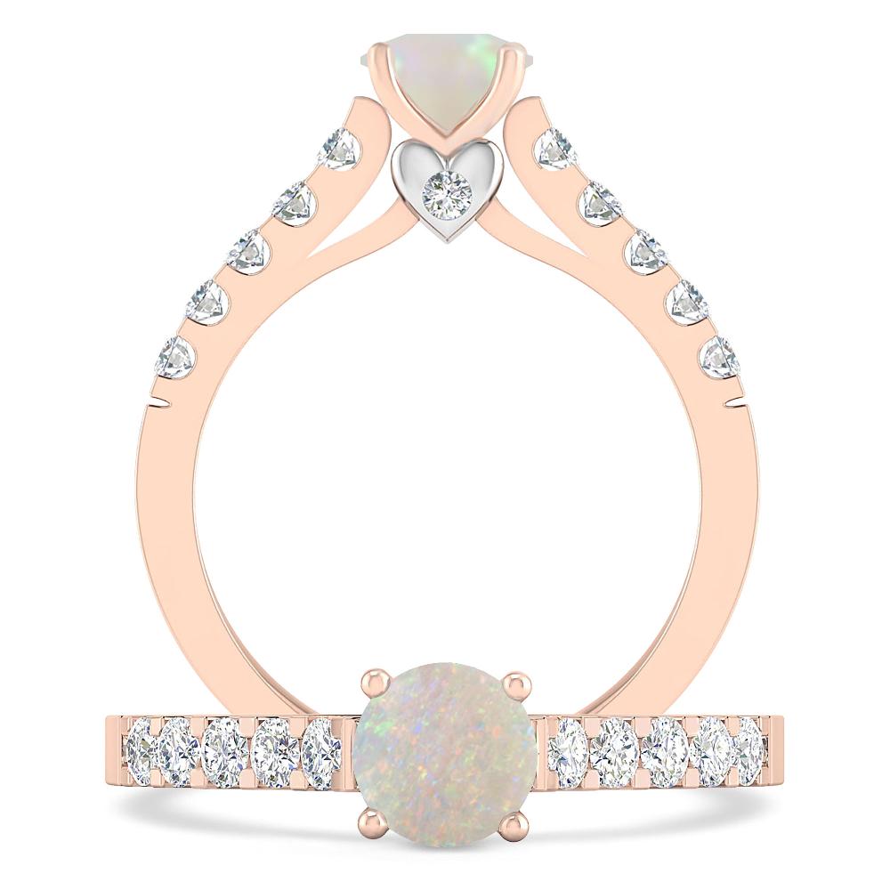 Rose Gold - Opal