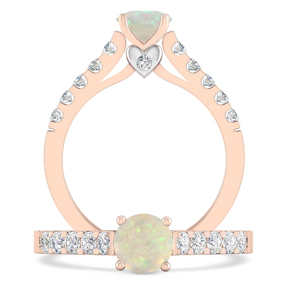 Rose Gold - Opal