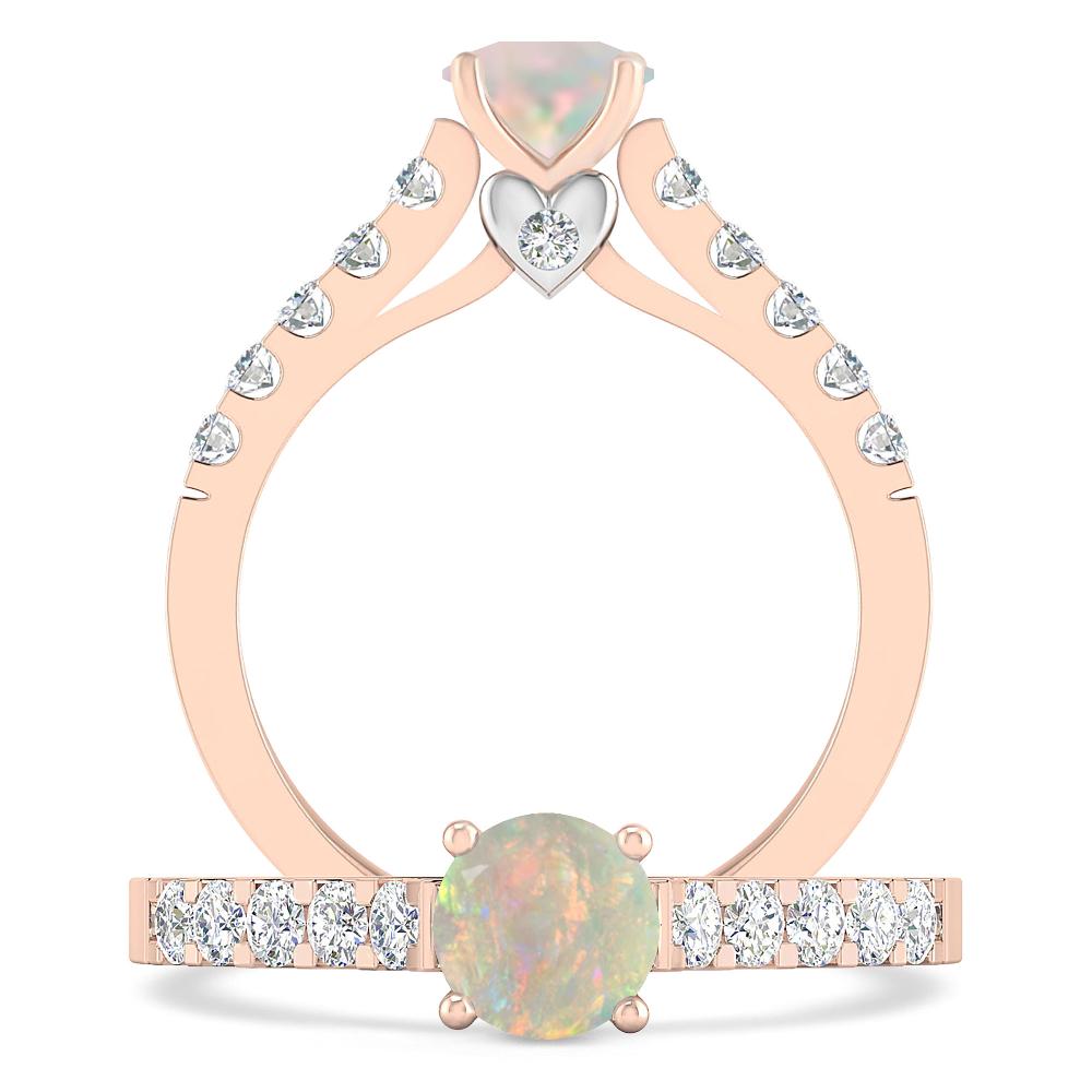 Rose Gold - Opal