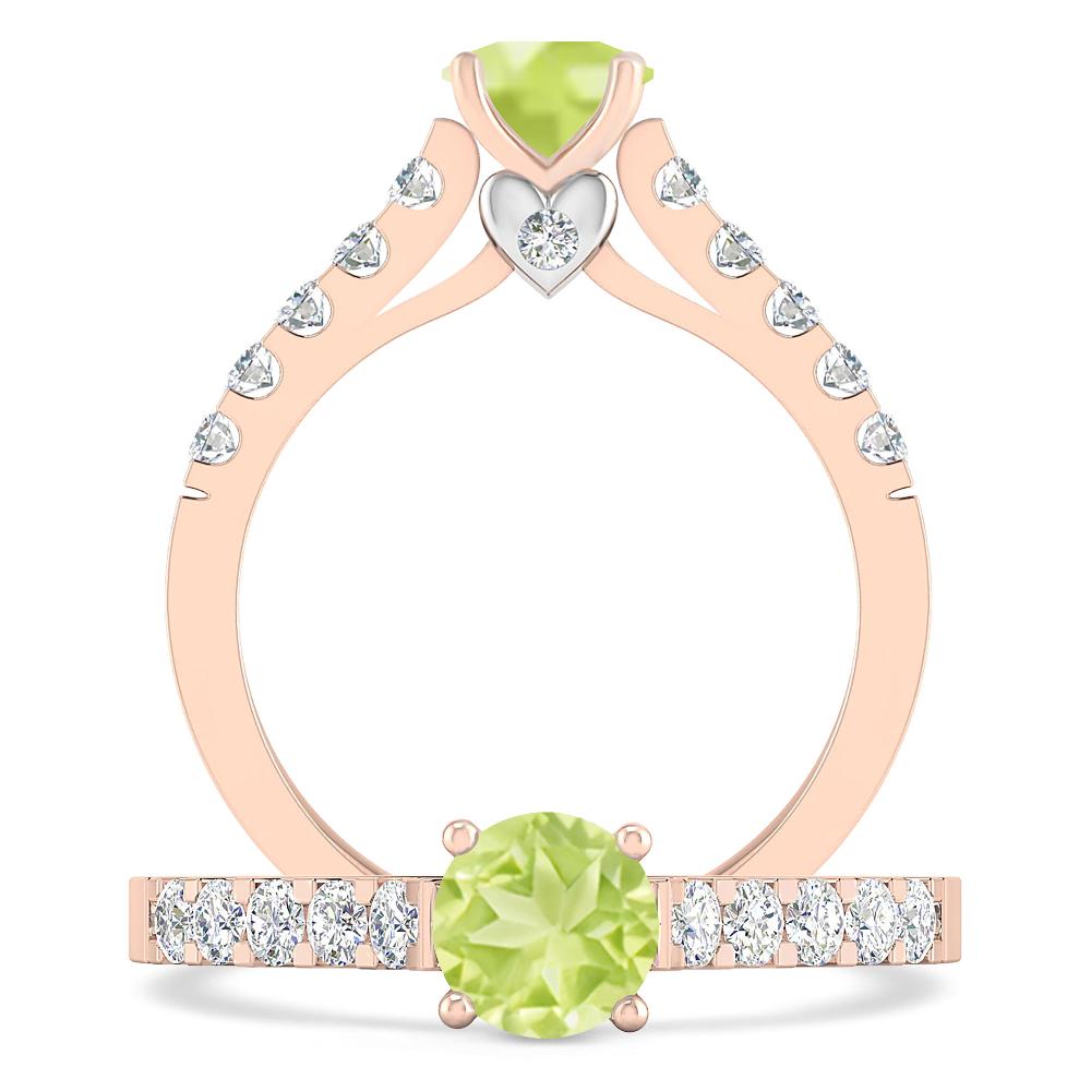 Rose Gold - Peridot