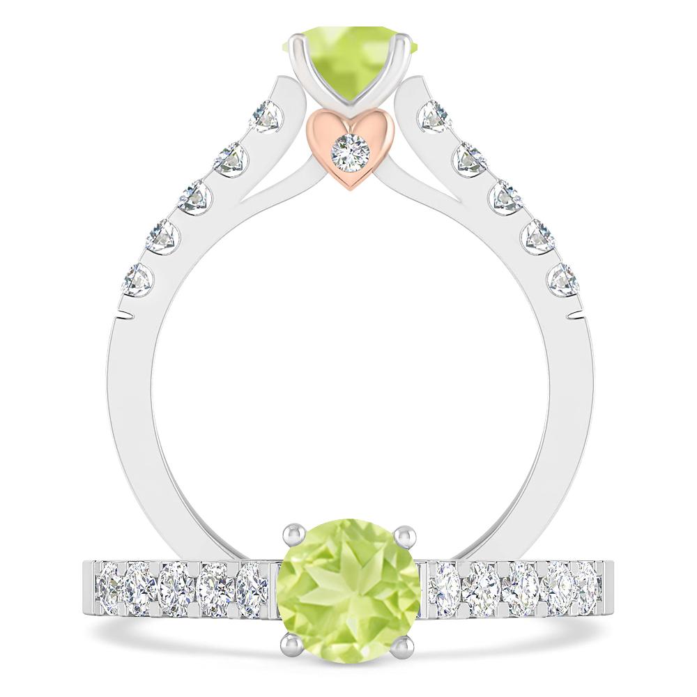 White Gold - Peridot