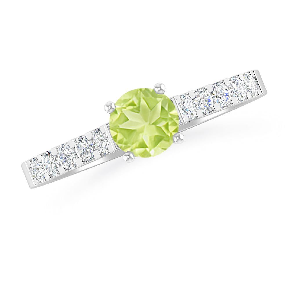 White Gold - Peridot