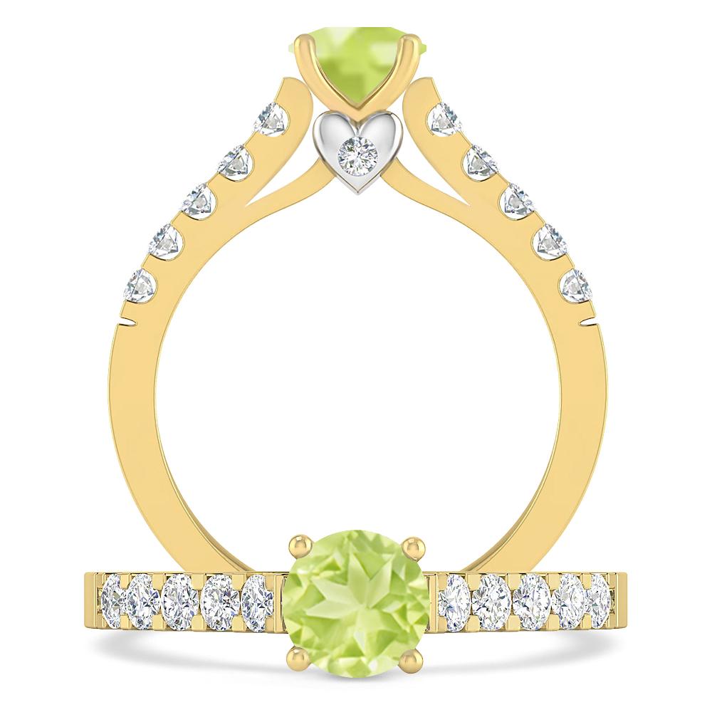 Yellow Gold - Peridot