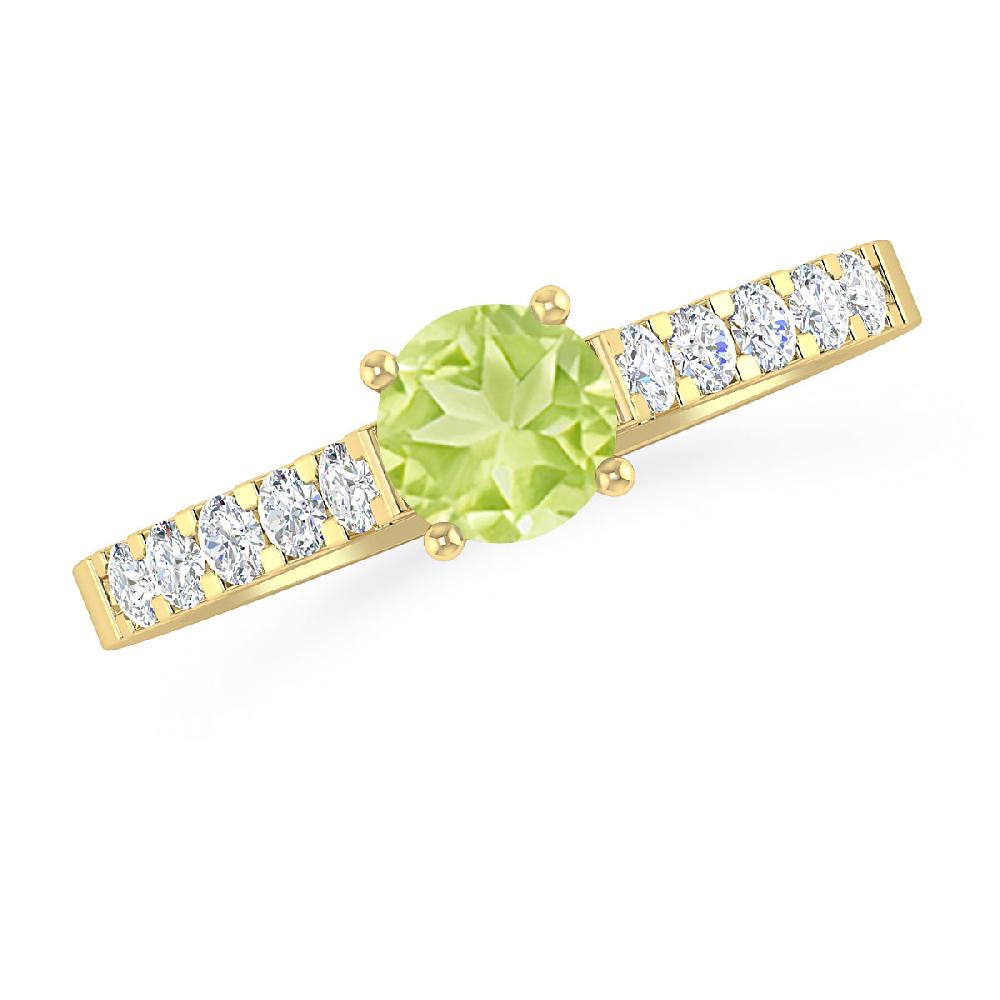 Yellow Gold - Peridot