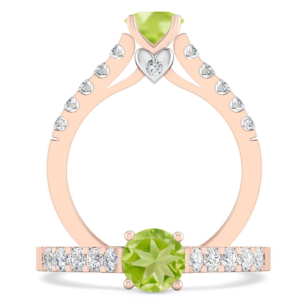 Rose Gold - Peridot