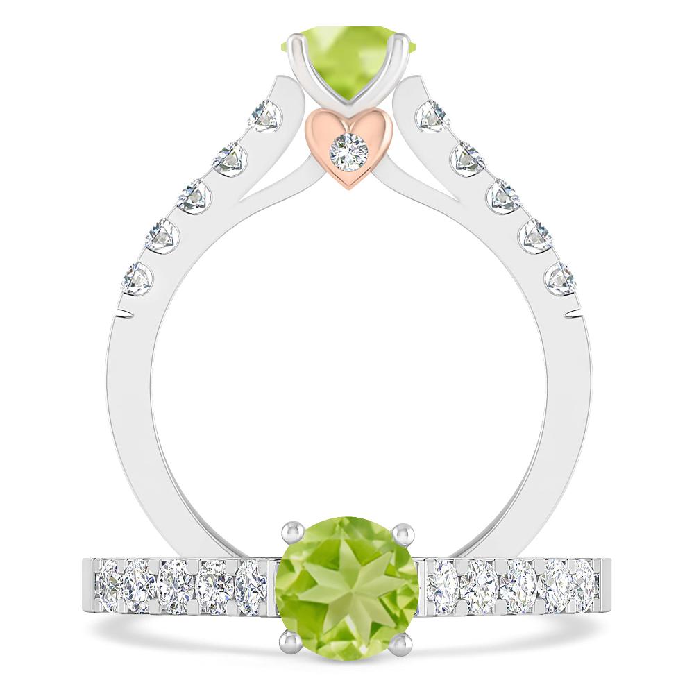 White Gold - Peridot