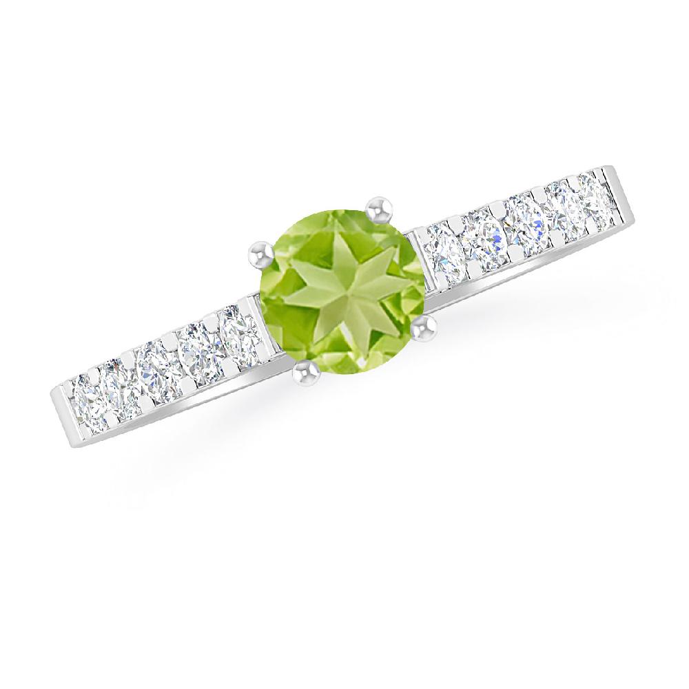 White Gold - Peridot