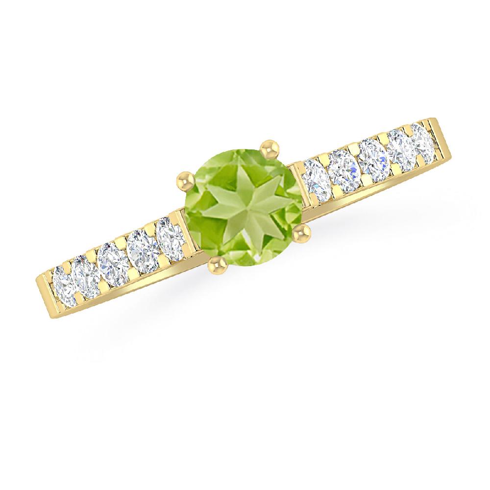 Yellow Gold - Peridot