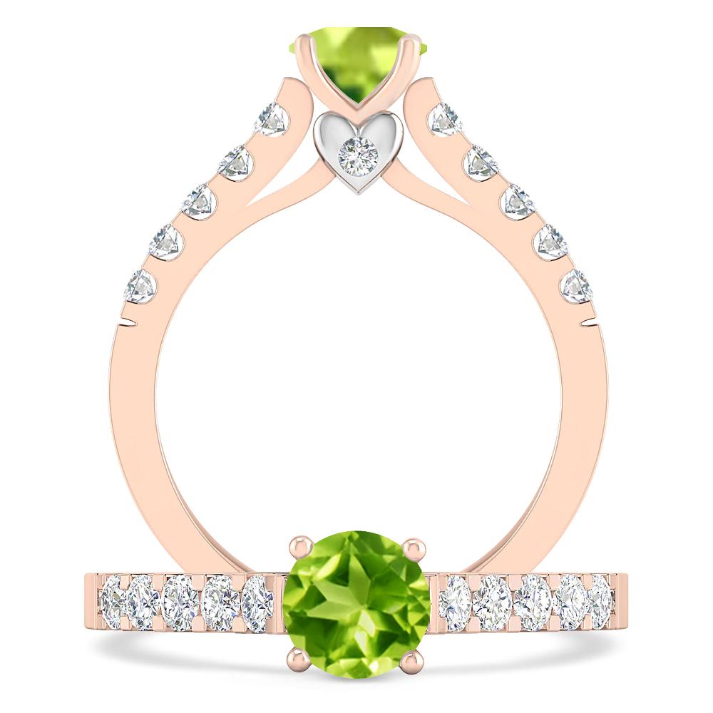 Rose Gold - Peridot