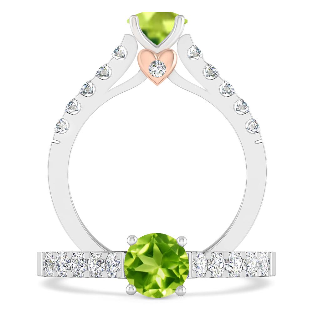 White Gold - Peridot